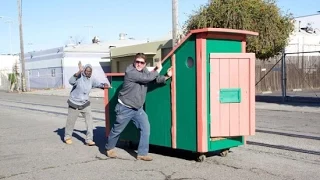 Kindhearted Artist Turns Trash into Tiny Mobile Homes for the Homeless