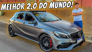 Mercedes A45 AMG 2018 - É o menor AMG mas acelera igual aos irmãos maiores