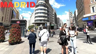 Incredible Street Things to See in Madrid May 2023! 4K HDR Walking Tour 🇪🇸