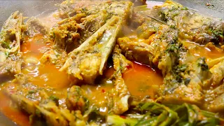 Amazing Tasty Fish Head Curry ASMR Cooking