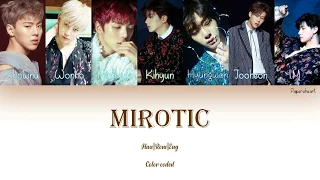 Monsta X(몬스타엑스) Mirotic(TVXQ) Cover Han|Rom|Eng Color Coded Lyrics