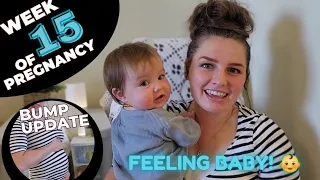 week 15 pregnancy update | 1st time feeling baby - for sure!