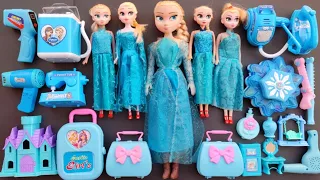 6 minutes satisfying unboxing with disney princess frozen barbie doll toys collection | Hello kitty