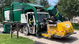 Revving WM Mack LR McNeilus Contender Curotto Can Garbage Truck at TM15’s House!