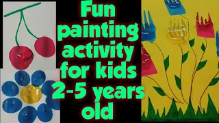 || Painting ideas for kids || Amazing Painting hacks ||  Using everyday object || Figure paint ||