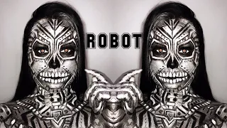 ROBOT MAKEUP/BODY PAINT TUTORIAL | HALLOWEEN 2020