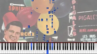 Pigalle, das ist die große Mausefalle (Synthesia) [Piano Tutorial] *Learn to Play*