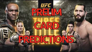 UFC 261: Usman vs. Masvidal II (PRELIMINARY CARD PREDICTIONS)