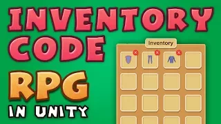 INVENTORY CODE - Making an RPG in Unity (E06)