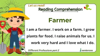 GRADE 1-3 Reading Comprehension Practice I PART 2 Different Professions I with Teacher Jake