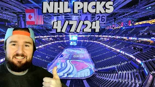 Free NHL Picks Today 4/7/24