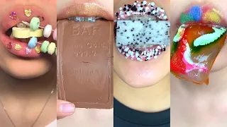 asmr CHOCOLATE CANDY JELLY CHILLI DRAGON GRUIT TIKTOK JELLY eating sounds