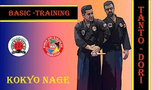 Defensive Technique "UDE KIME NAGE" Against Knife Attack, AikiKarateDo, Basic Training.