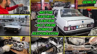 ARAÇ SAHİBİNİN YOKLUĞUNDA ARABANIN İÇİNDEN GEÇMİŞLER ! (Tofaş Şahin 1.6 Motor ve Komple Restorasyon)