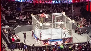 Shane McMahon Thrown Of Top Of Cage By Braun Strowman Wrestlemaina 37 Live!