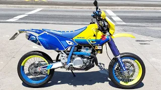 Rodolfinho da Z- Testando Suzuki DR-Z 400 SM 2009.