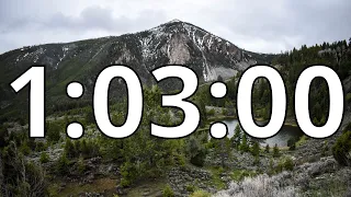1 Hour 3 Minutes Countdown Timer With Alarm Sound At the End (Simple Beep)