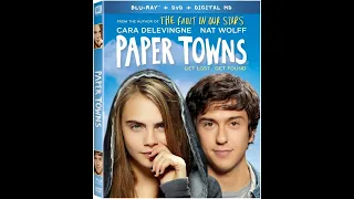 Opening to Paper Towns 2015 Blu-ray