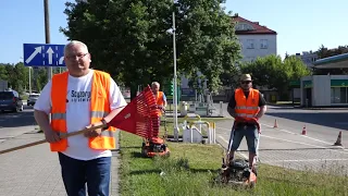 Społeczne koszenie trawy w Kielcach 07.06.2021