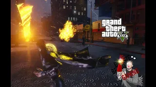 Sinister Strange wreak havoc in Los Santos - GTA 5 Wizard V + Telekinesis Mod