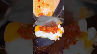 Chinese Burger Fried Egg Pancake with Spicy Sauce