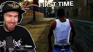 First time ever playing GTA San Andreas (Definitive Edition)