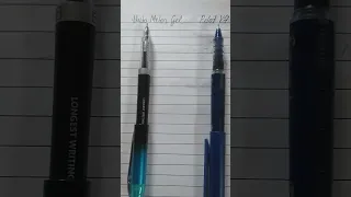 Pilot V7 Vs Flair Writo Meter Gel || #reviewbox84