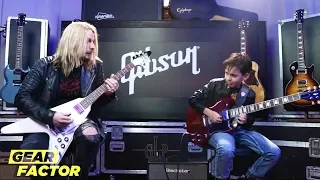 Judas Priest's Richie Faulkner Jams With 11-Year-Old Jayden Tatasciore