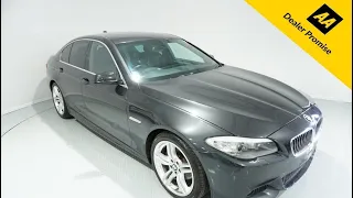 2012 12 BMW 5 SERIES 2.0 520D M SPORT 4d 181 BHP