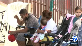 Homeless family of 16, including 11 kids, living on streets of LA amid struggle to find housing