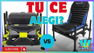 Scaun modular sau scaun cu spatar in partidele de feeder? Vezi ce ti se potriveste si tie!