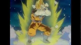 Kai - Goku powers up for Cell