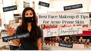 Best Face Makeup & Tips for Acne-Prone Skin--Come with me to Ulta | Dermatologist