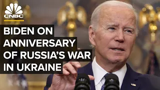 Biden speaks in Poland on one year anniversary of Russia's war in Ukraine  — 02/21/23