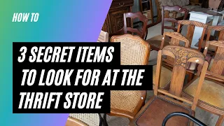 3 secret items to look for at the Thrift Store #thriftstore #interiordesign #homedecor