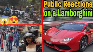 Lamborghini Huracan in India | Reactions | Insane Exhaust crackles