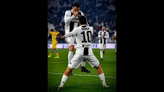 When Ronaldo and Dybala exchanged their celebration 🎇🔥#ronaldo #dybala