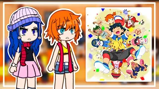 PokeGirls react to Ash Ketchum ||All parts||