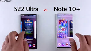 SAMSUNG S22 Ultra vs Note 10+ | SPEED TEST