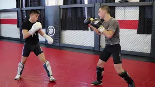 Sparring at Tristar MMA/Coach Zahabi