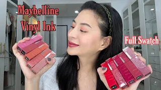 Maybelline Superstay Vinyl Ink Review |Swatches (10 shades)