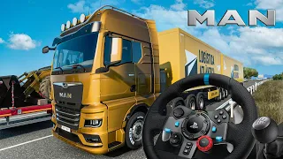 Noul MAN TGX in Euro Truck Simulator 2 - Realistic