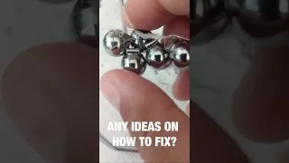 BALLS GOT TANGLED - IS THERE A WAY TO FIX THIS NEWTON CRADLE