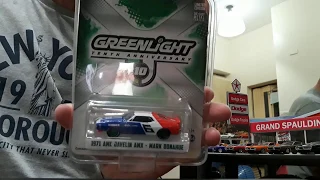 Greenlight Green Machine Mark Donohue Javelin unboxing and review