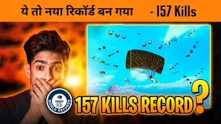 🔥 OMG ! 157 Highest kills Record in BGMI ?  BGMI high kills World Record Challenge Completed