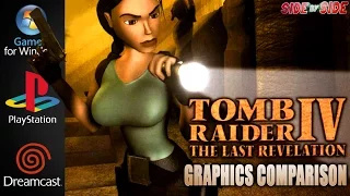 Tomb Raider - The Last Revelation | Graphics Comparison | ( PC , PS1 , Dreamcast )