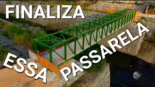 OBRAS PASSARELA LIGA BAIRRO LINDEIA TIROL EM BELO HORIZONTE MINAS GERAIS BRASIL.