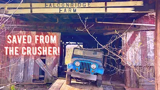 1964 Jeep CJ-5  Sitting in a Barn 30 years, Engine Stuck,  Will it Run?!?