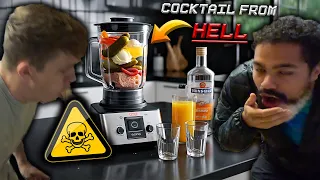 We Asked AI to Make Us The WORST Cocktail Possible.. (we nearly DIED drinking it💀)