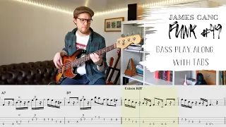 James Gang   Funk #49 Bass Play Along with TABs (Dale Peters)